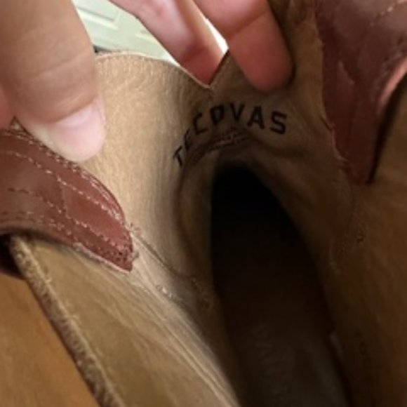 Tecovas " The Casey" Bourbon Lizard Ankle Boots- Womens size 8 *Limited Edition* - Picture 6 of 8